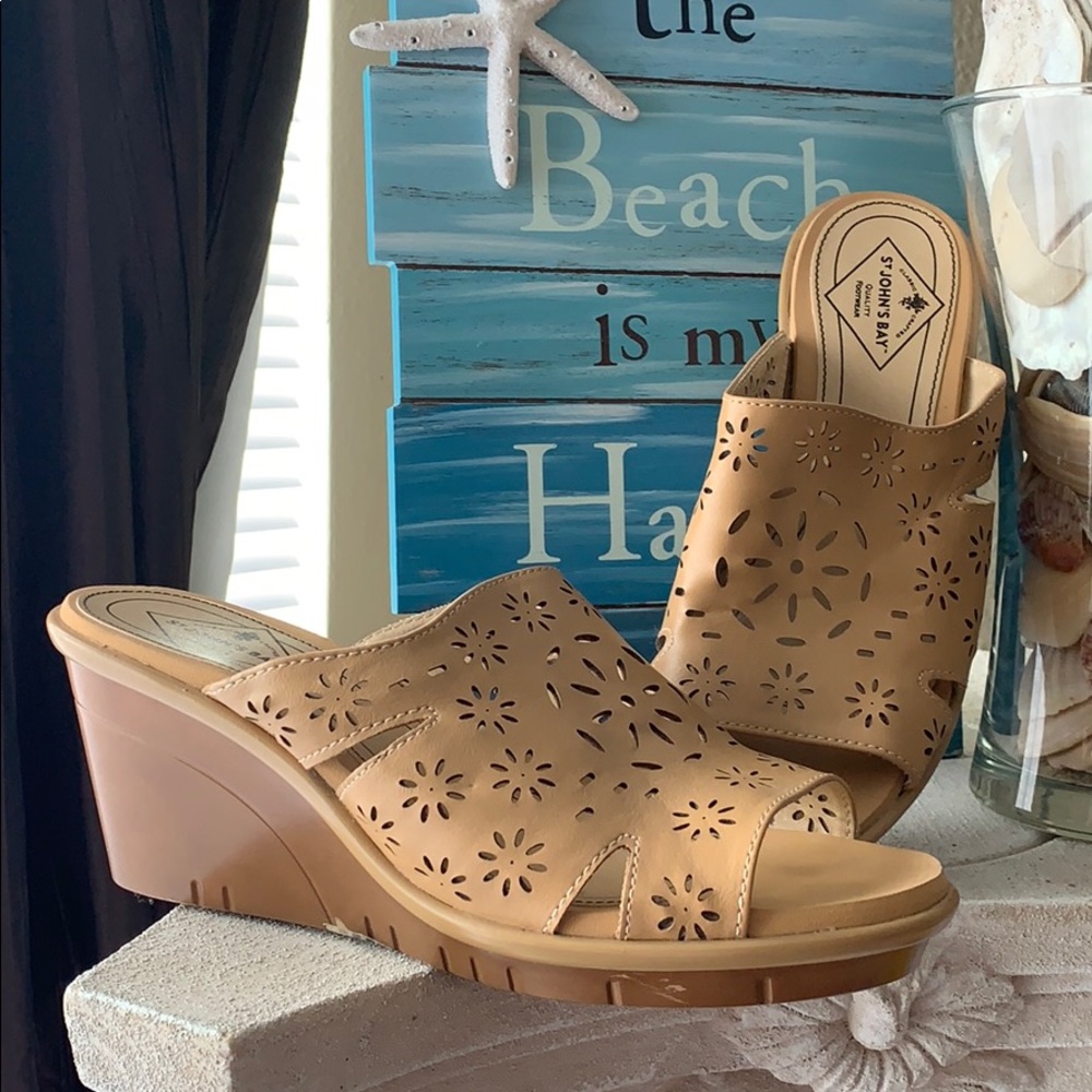 St. John’s Bay Sandal wedges